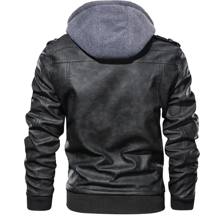 KB Neue Leder Jacke - Herbst Casual, PU, EU Größe SA722
