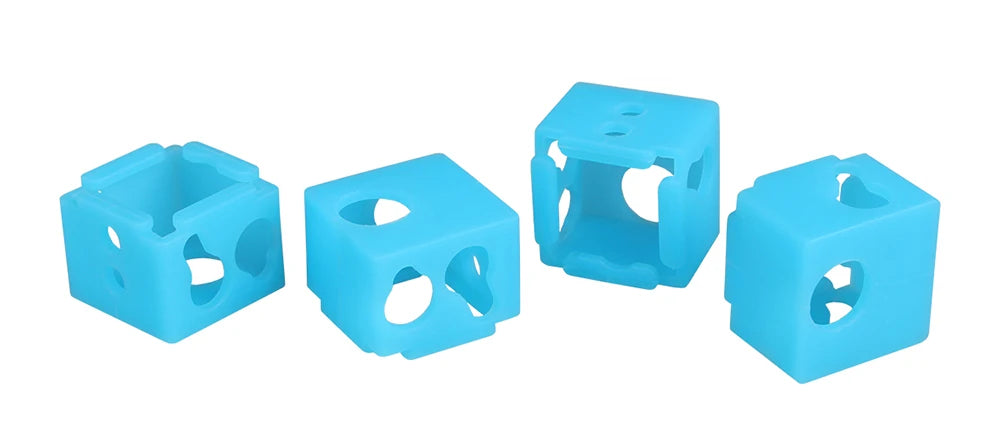 LERDGE Aluminium Heat Block For J-head Extruder HotEnd 3D Printers High Temp Silicone Socks Parts BP6 Heating Block Accessories