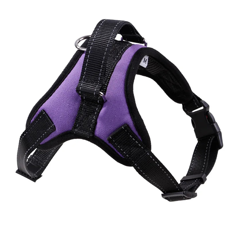 Nylon Heavy Duty Hund Haustier Geschirr Halsband Verstellbar Gepolstert Extra Groß Mittel Klein Hund Geschirre Weste Husky Große Hunde Produkte