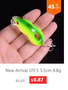 TQEXSZ Minnow Sinkend - 7,5cm 10,2g 3D Augen Wobbler