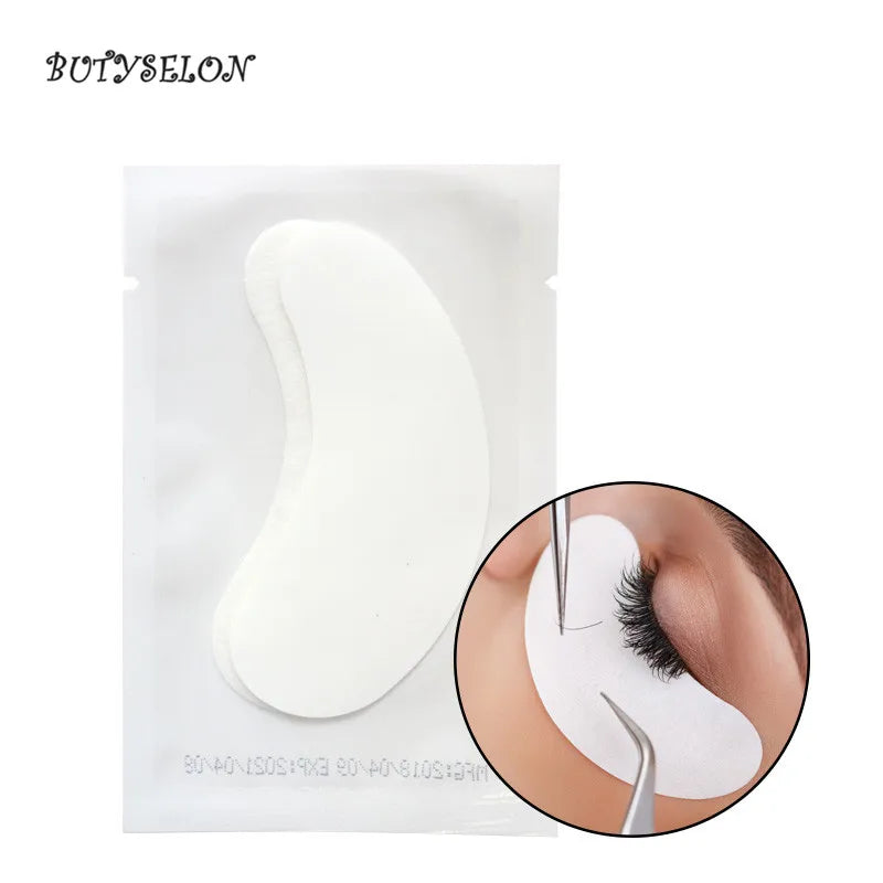 LashPro GelPads Augen Patches - 50 Paare Fusselfrei 7x3cm