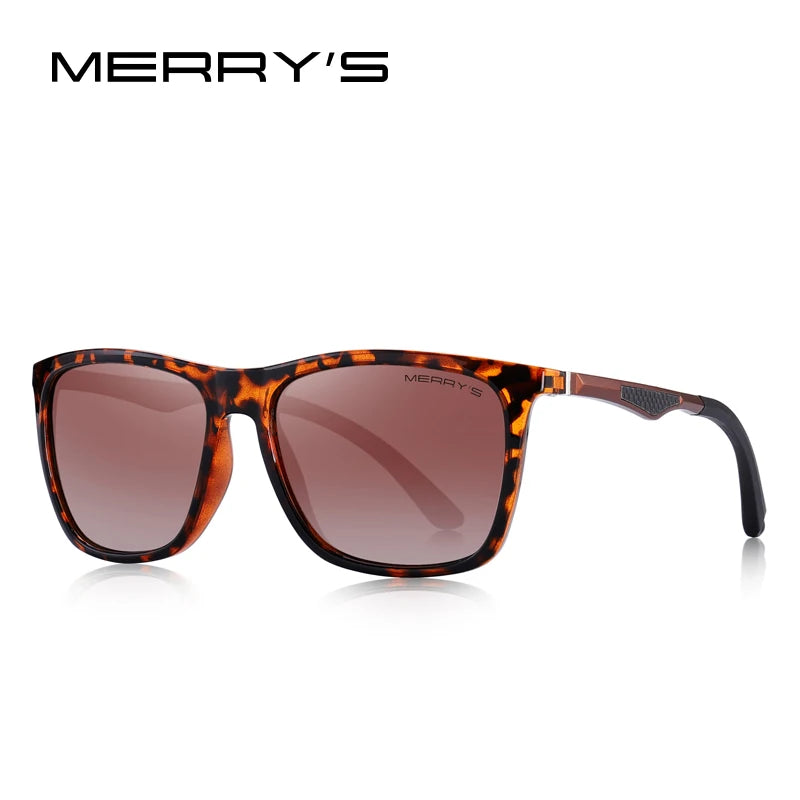 MERRYS DESIGN Herren HD Polarisierte Sonnenbrille Sport Angeln Augenschutz Aluminium Legierung Bügel UV400 Schutz S8186