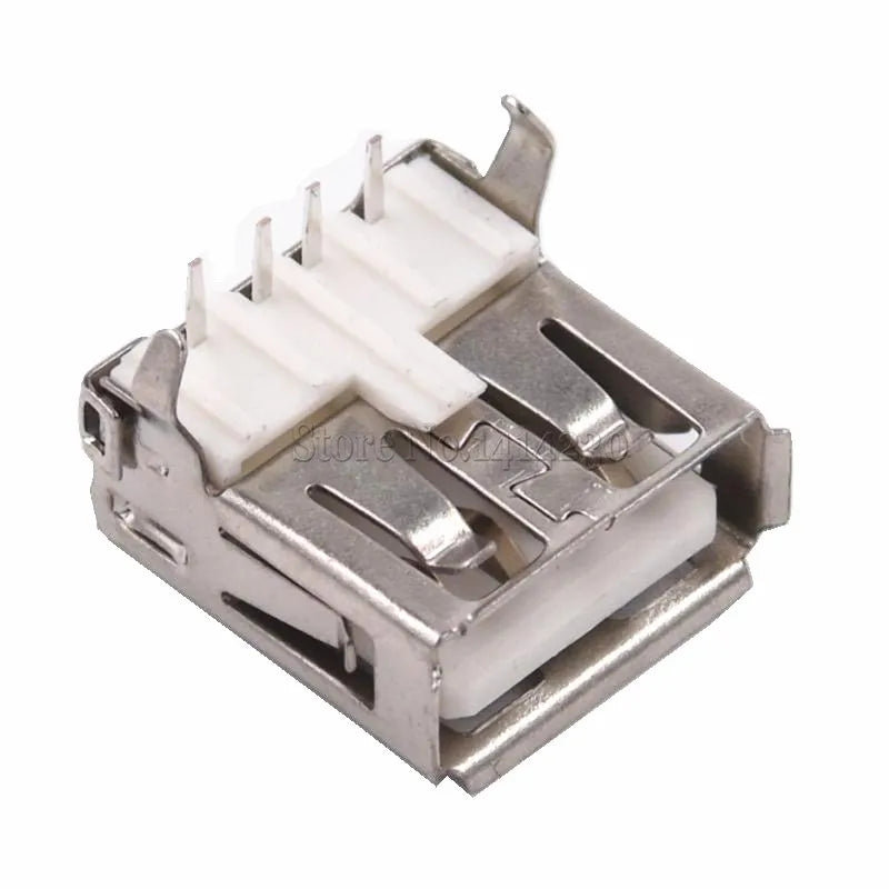 10x USB Type-A Buchse Löt-Anschlüsse - PCB Steckverbinder für Elektronik-Projekte