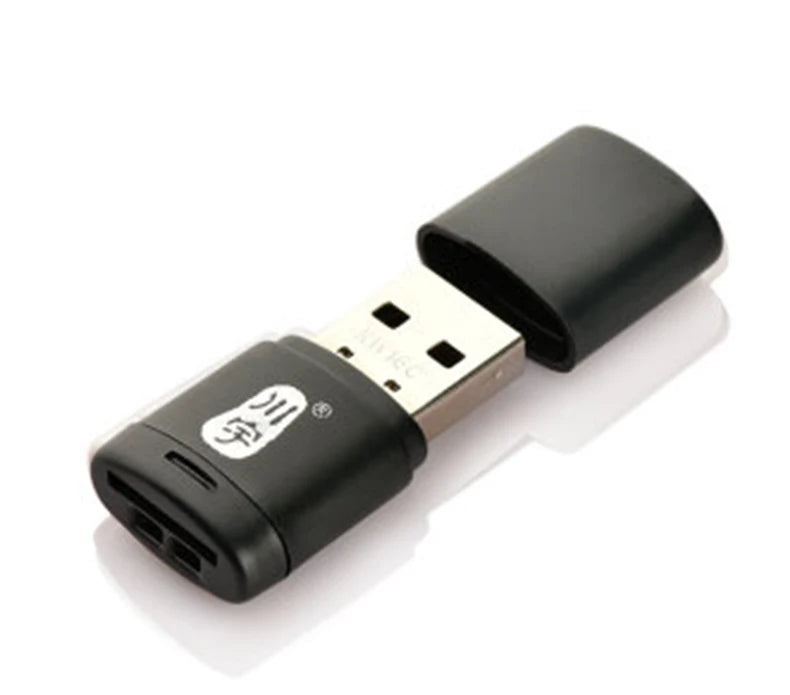 High-Speed USB 2.0 Micro SD Kartenleser Adapter mit TF Kartensteckplatz