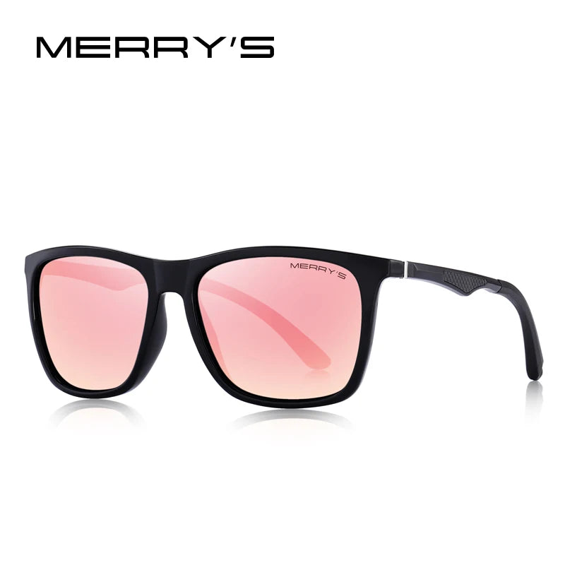 MERRYS DESIGN Herren HD Polarisierte Sonnenbrille Sport Angeln Augenschutz Aluminium Legierung Bügel UV400 Schutz S8186