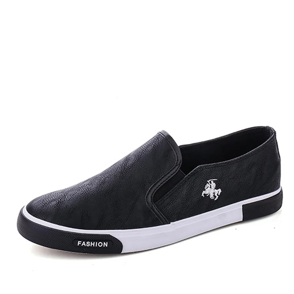 Herren Atmungsaktive Casual Schuhe 2025 - PU Leder Slip-On Mode Flats Loafer - Hochwertige Sommer Schuhe