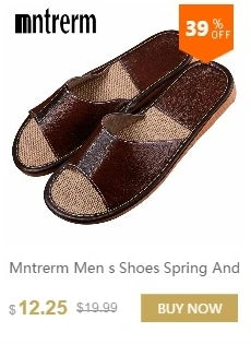 Neue Leder Hausschuhe Männer Heim Einrichtung Innen Boden Klassisch Schuhe Casual Slides Leder Sandalias Zapatos Hombre
