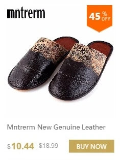 Neue Leder Hausschuhe Männer Heim Einrichtung Innen Boden Klassisch Schuhe Casual Slides Leder Sandalias Zapatos Hombre