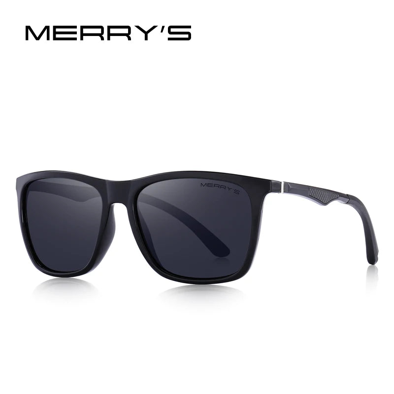 MERRYS DESIGN Herren HD Polarisierte Sonnenbrille Sport Angeln Augenschutz Aluminium Legierung Bügel UV400 Schutz S8186