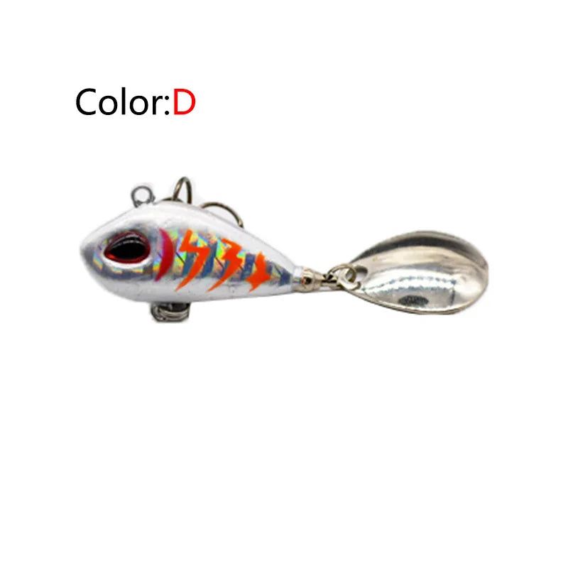 OUTKIT Neuer Metall Mini VIB Mit Löffel Angelköder 6g10g17g25g 2cm Angel Tackle Pin Crankbait Vibration Spinner Sinkend Köder