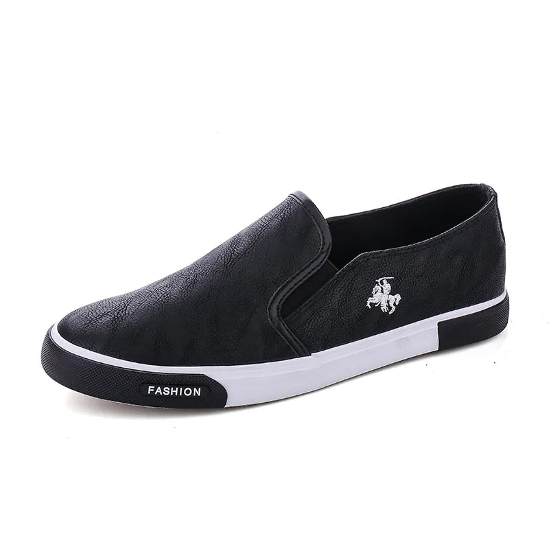 Herren Atmungsaktive Casual Schuhe 2025 - PU Leder Slip-On Mode Flats Loafer - Hochwertige Sommer Schuhe