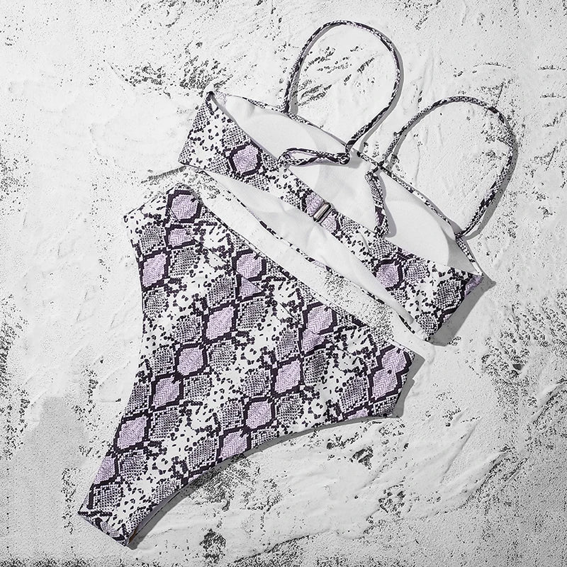 ZTVitality Elegant Bikinis 2025: Solid Verbesserte Unterstützung Wire-Free Design Street Style - Hot Sale Gepolstert BH Träger High Waist Schnallen-Verschluss 10 Farben