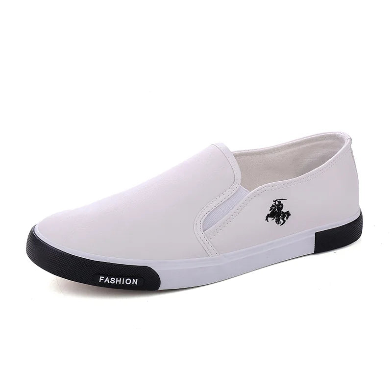 Herren Atmungsaktive Casual Schuhe 2025 - PU Leder Slip-On Mode Flats Loafer - Hochwertige Sommer Schuhe