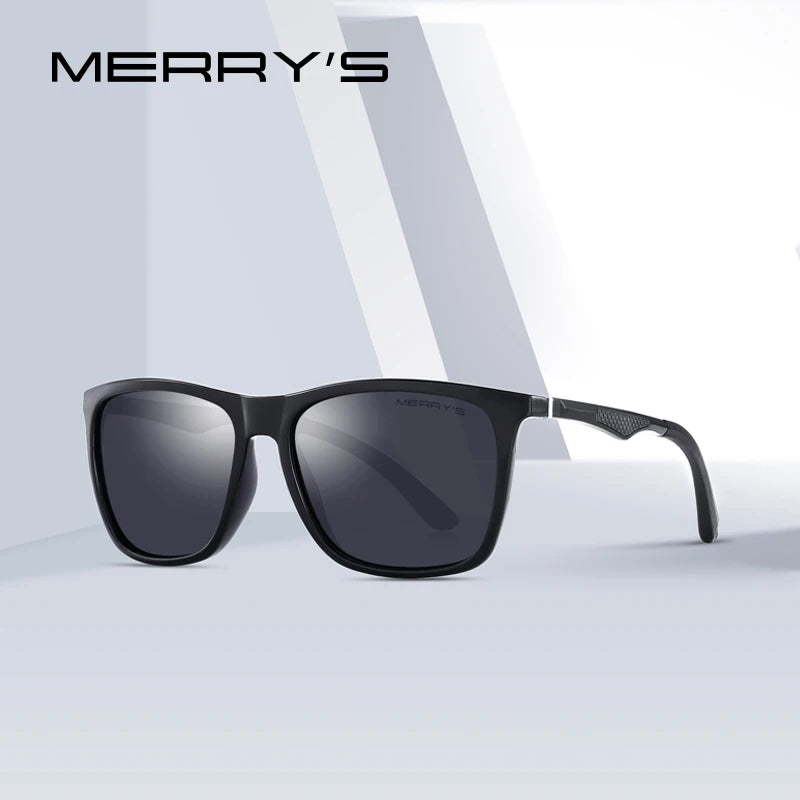 MERRYS DESIGN Herren HD Polarisierte Sonnenbrille Sport Angeln Augenschutz Aluminium Legierung Bügel UV400 Schutz S8186
