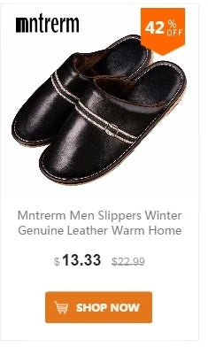 Neue Leder Hausschuhe Männer Heim Einrichtung Innen Boden Klassisch Schuhe Casual Slides Leder Sandalias Zapatos Hombre