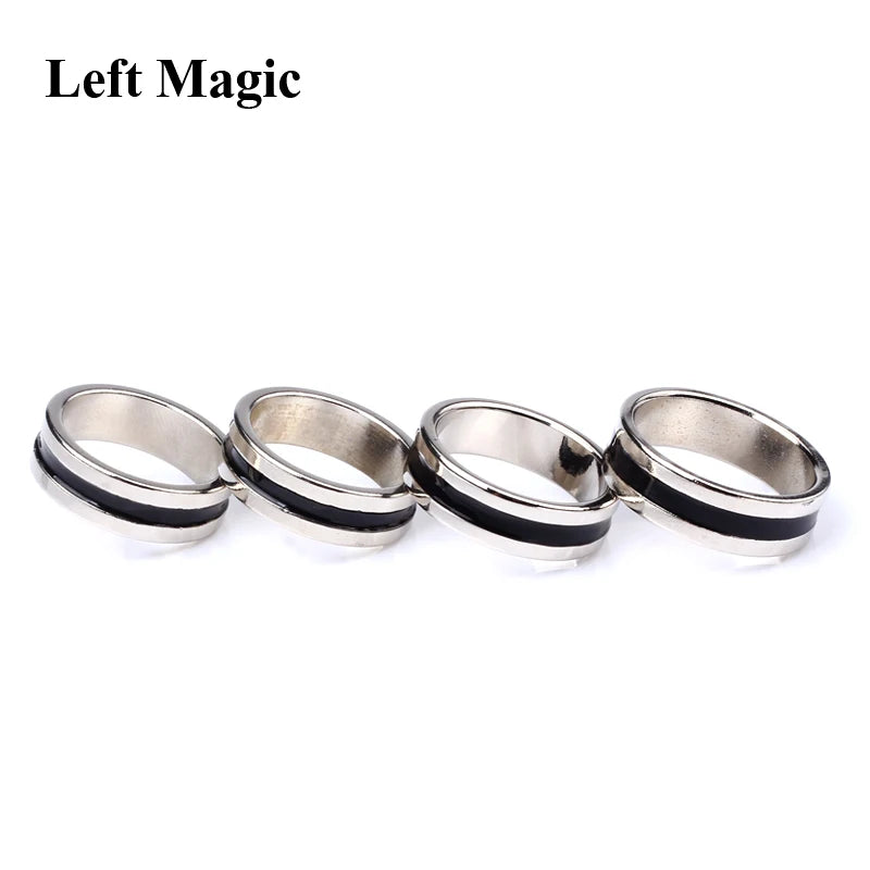 LeftMagic B1024 Magnetischer Ring - Metall 4 Größen Closeup