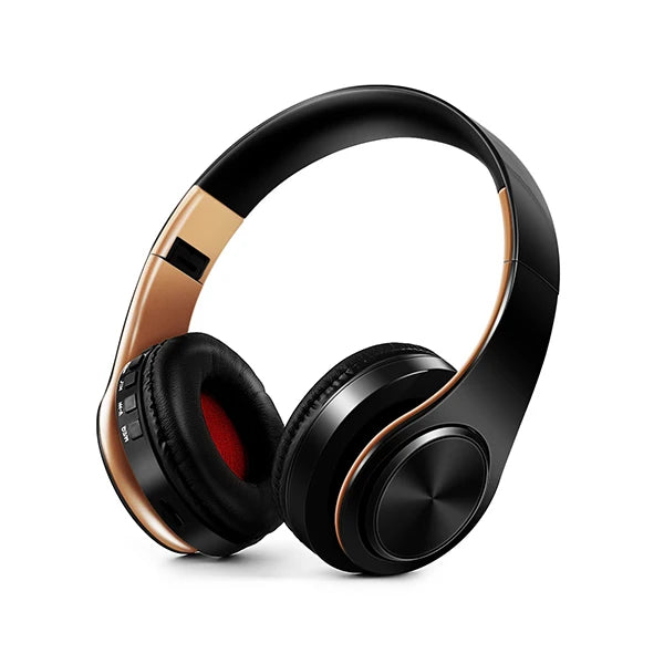 CATASSU Bluetooth Kopfhörer Over-Ear Stereo Drahtloses Headset Weiche Leder Ohrpolster Eingebautes Mikrofon für PC/Handy/TV