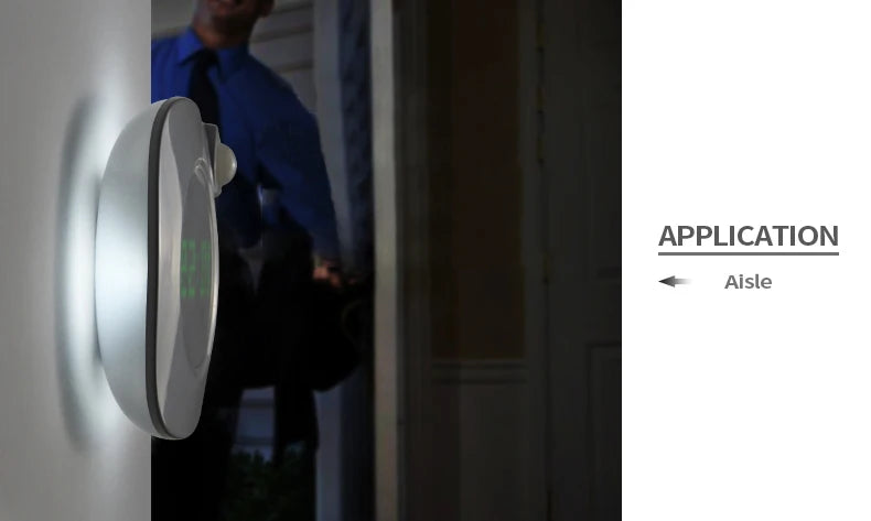 Smart-Wanduhr 2025: LED-Night-Light Motion-Sensor - USB Rechargeable Collection
