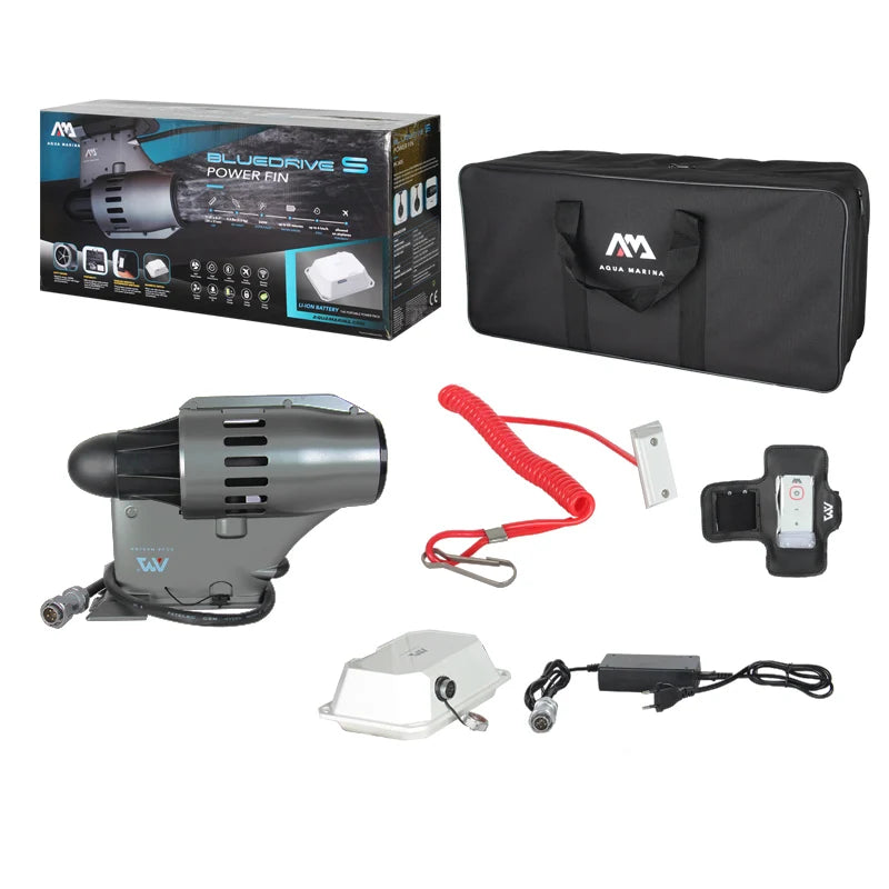 SUP Motor 2025 - AQUA MARINA BLUEDRIVE POWER FIN 12V Electric für Stand Up Paddle