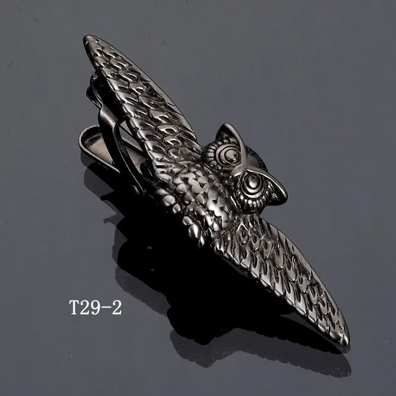 Fashion Men Business Car Owl Tool Tie Clip Multiple Styles Tone Metal Tie Clip Tie Bar Necktie Clips Gifts