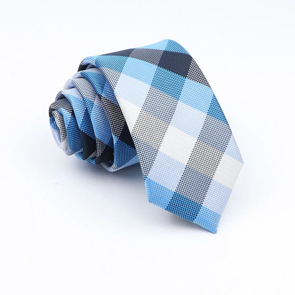 Neue Jacquard-Schottenkrawatte für Männer - Klassische 6cm-Krawatte für Hochzeit, Geschäft und Suit