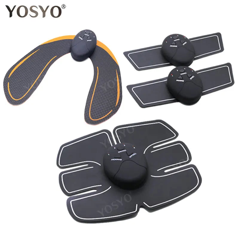 EMS Drahtlos Muskel Stimulator Trainer Smart Fitness Bauch Training Elektrisch Gewichtsverlust Aufkleber Körper Schlankheit Massagegerät