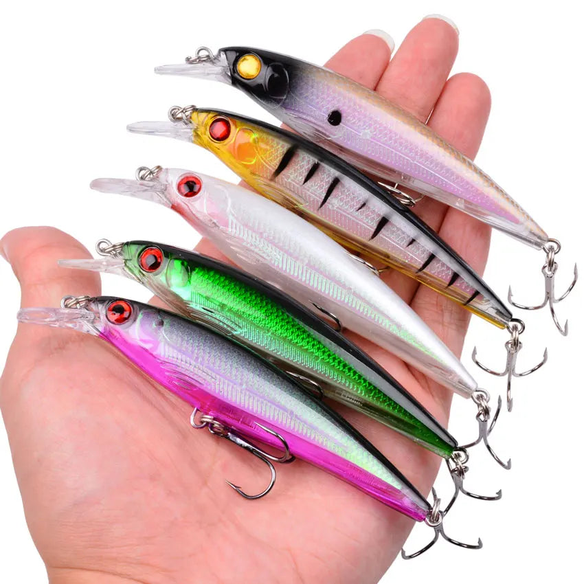 AOracle Laser Minnow Schwimmköder - 11cm 13g 0.6-1.8m