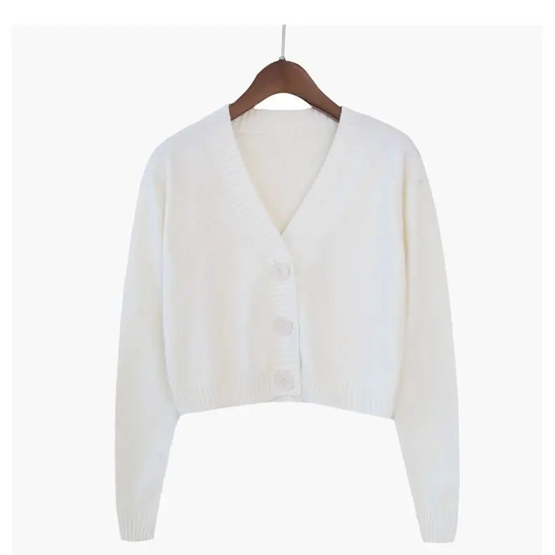 Nevettle Cropped Cardigan V Neck - Länge 4 bis 16 Zoll Gewicht 120 bis 220 g pro Quadratmeter Farbe Grün Blau