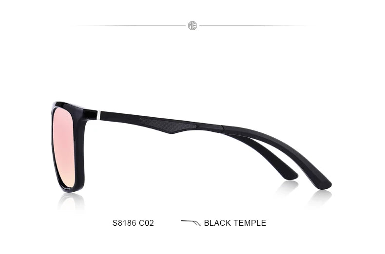 MERRYS DESIGN Herren HD Polarisierte Sonnenbrille Sport Angeln Augenschutz Aluminium Legierung Bügel UV400 Schutz S8186
