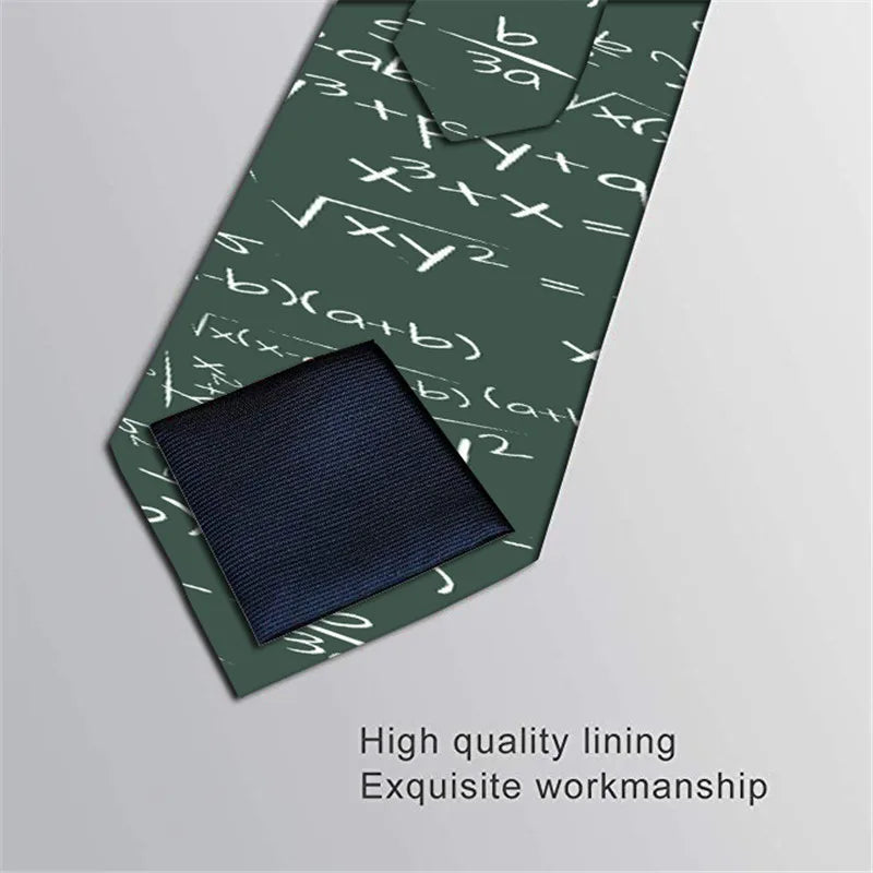 Men's Fashion Plaid Ties 8cm Black Creative Novelty Necktie 3D Printed Tie For Men Funny Party Wedding Accessories