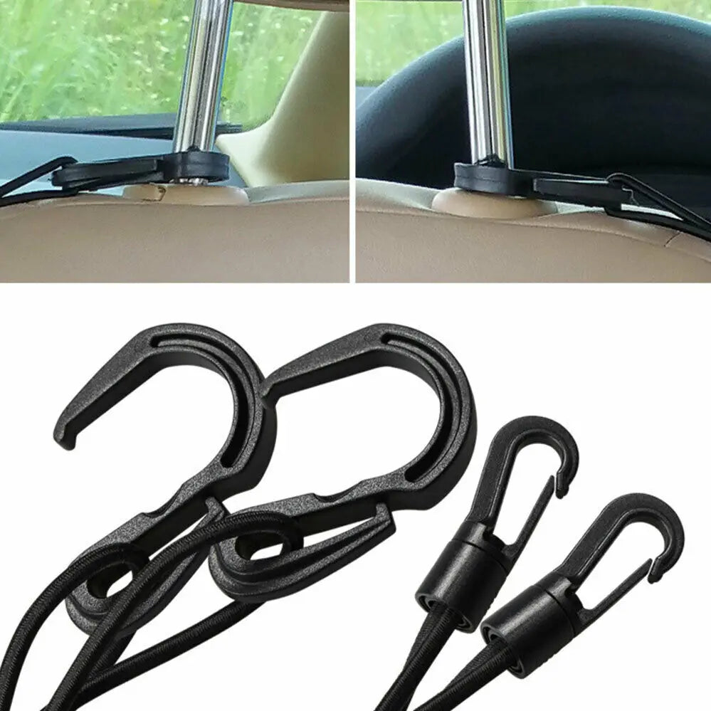 Car Seat Back Storage Bag Mesh Net Pocket Elastic Mesh Net Bag Car Tidy Cargo Rear Trunk Seat Storage Organizer