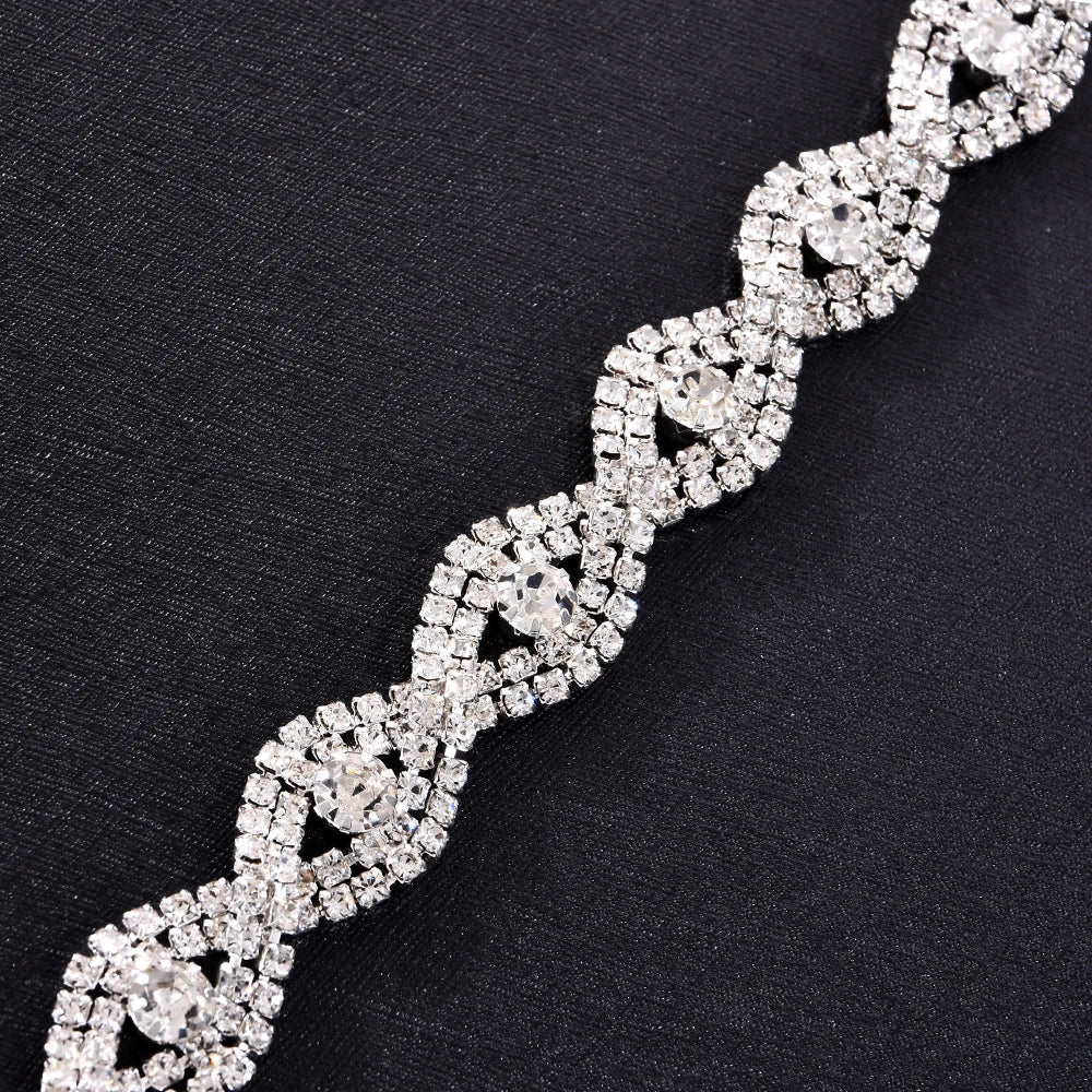 Elegant Deluxe Strass Kristall Armband Bangle Für Frauen Mode Charm Armbänder Trendy Schmuck Mädchen Geschenk