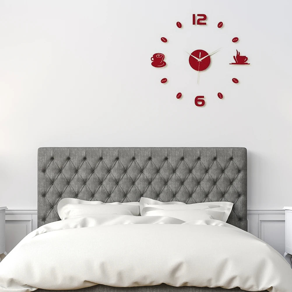 Choice 3D Wanduhr Acryl DIY - Leise Batteriebetrieb 30 cm
