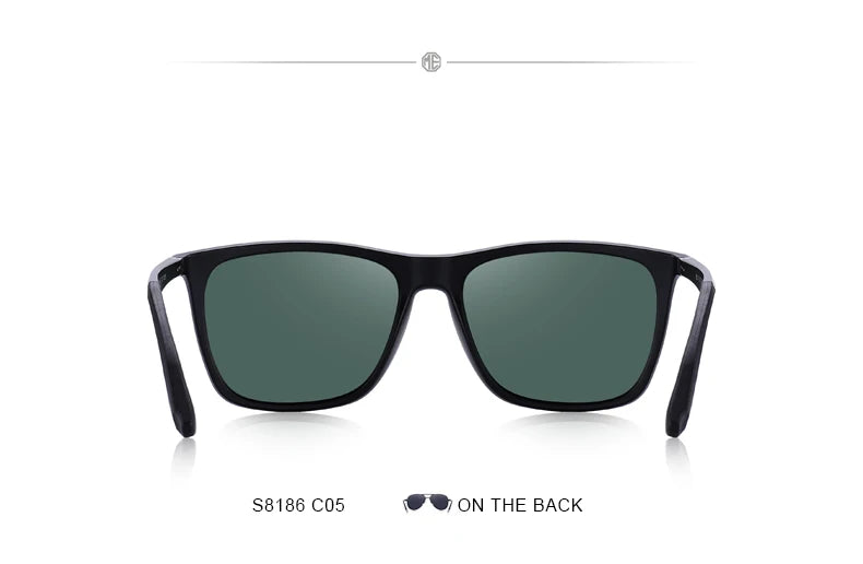 MERRYS DESIGN Herren HD Polarisierte Sonnenbrille Sport Angeln Augenschutz Aluminium Legierung Bügel UV400 Schutz S8186