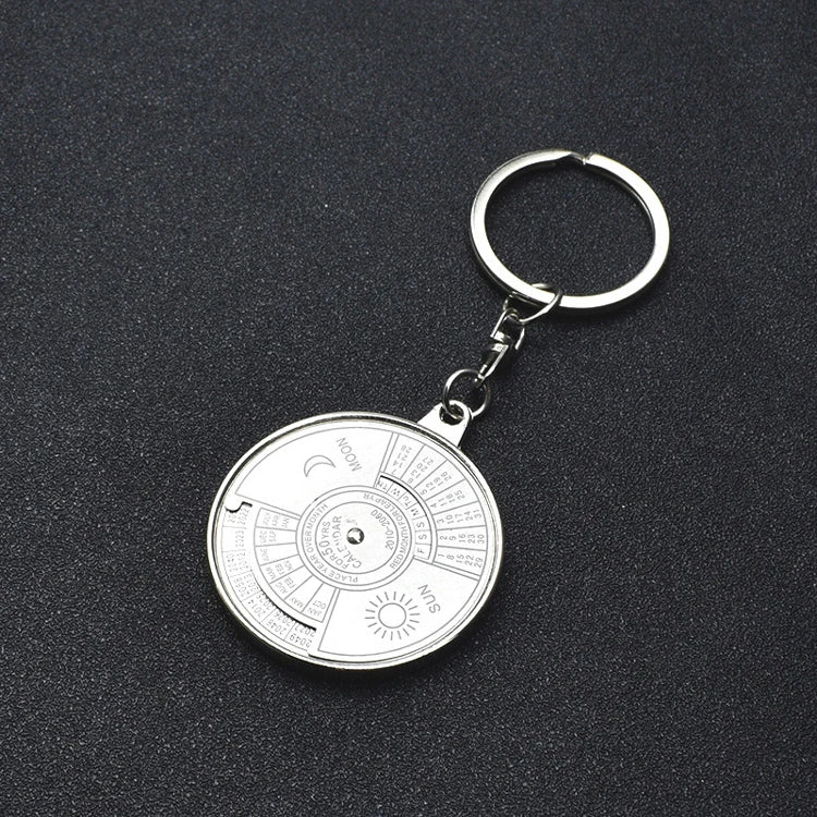 Perpetual Kalender Schlüsselanhänger - Metall 5cm Neu