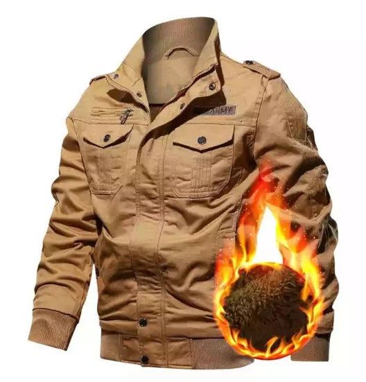 Liu Ming Warmer Fleece Mantel - Größe XXL, Wärme Hoch