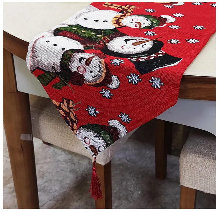FestiveTree Tischdecke Santa Rot - Kapazität 1 Stück, Größe 135x180 cm
