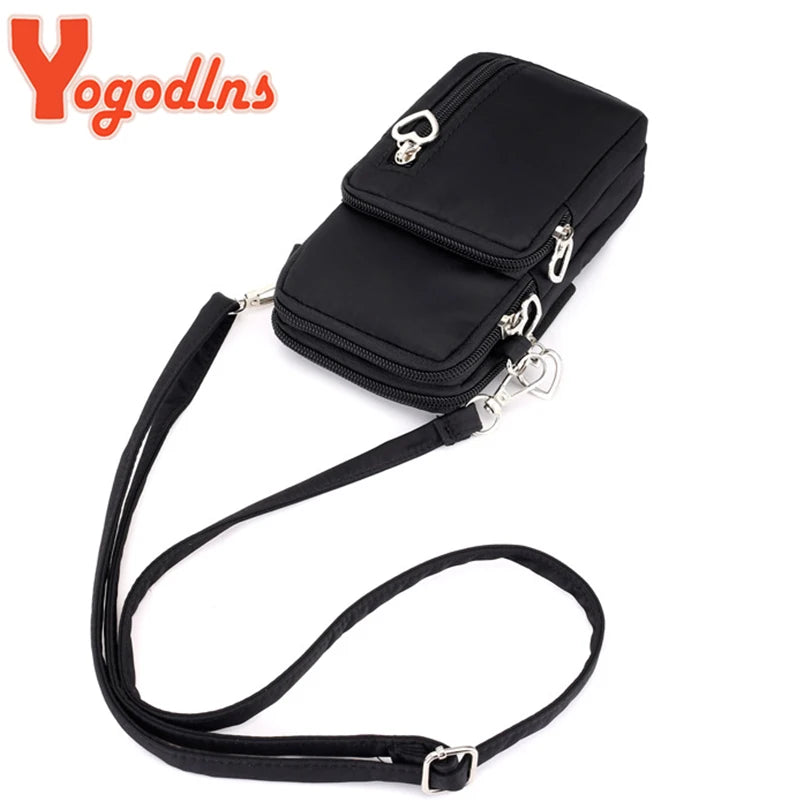 Crossbody Taschen Frauen 2025 - Wasserdicht Nylon Multifunktion Casual - Kleine Tasche Handy Hülle Crossbody Sport Geldbörse