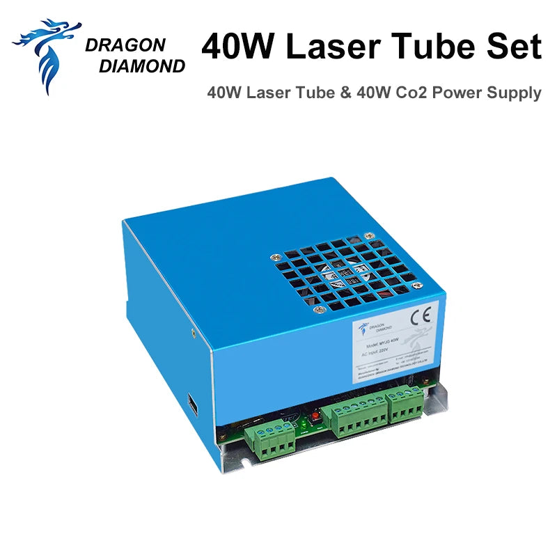 Dragon Diamond CO2 Laser Röhre Wasserkühlung-40W 50mm 700mm
