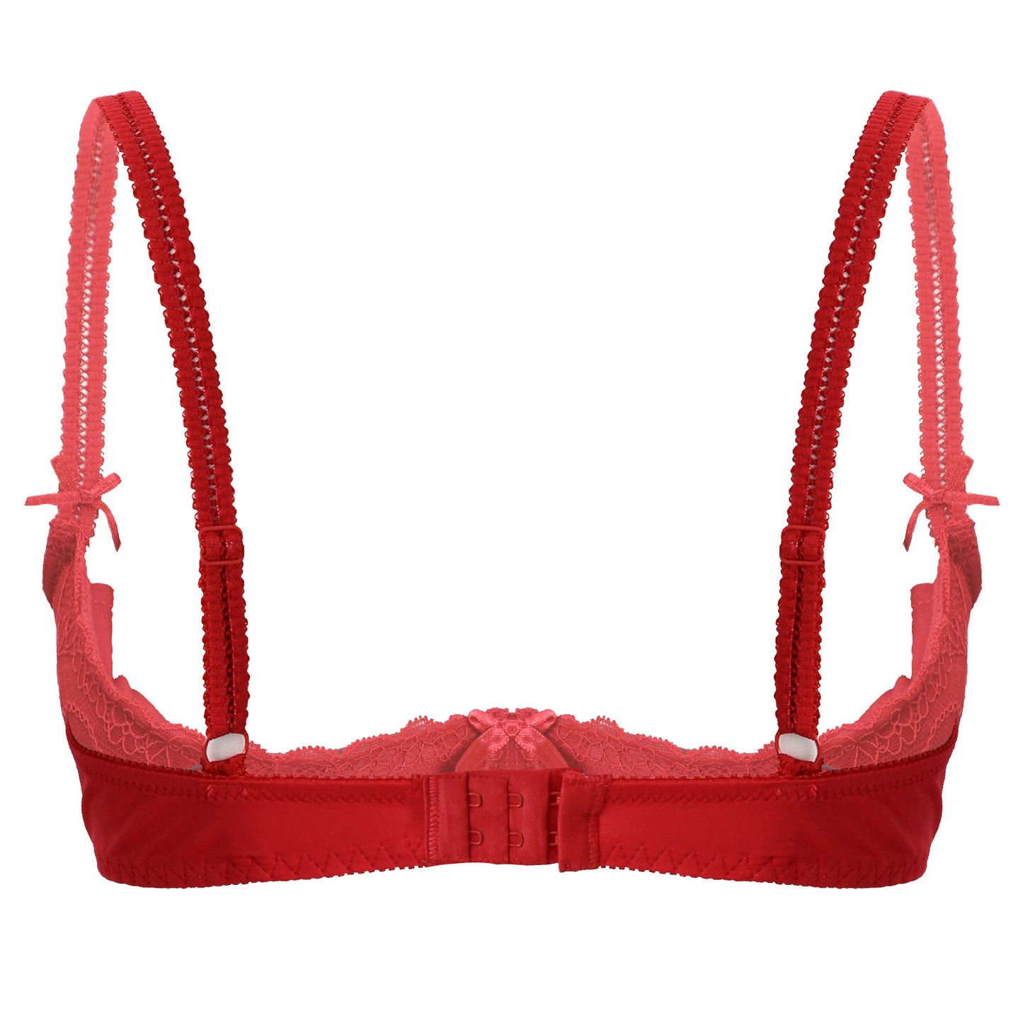 Sutien elegant pentru femei, cu 1/2 cupă, cu întăritură, push-up, dantelă, cu căptușeală, bandană, bretele reglabile, lenjerie intimă, spate cu cârlig, bustieră