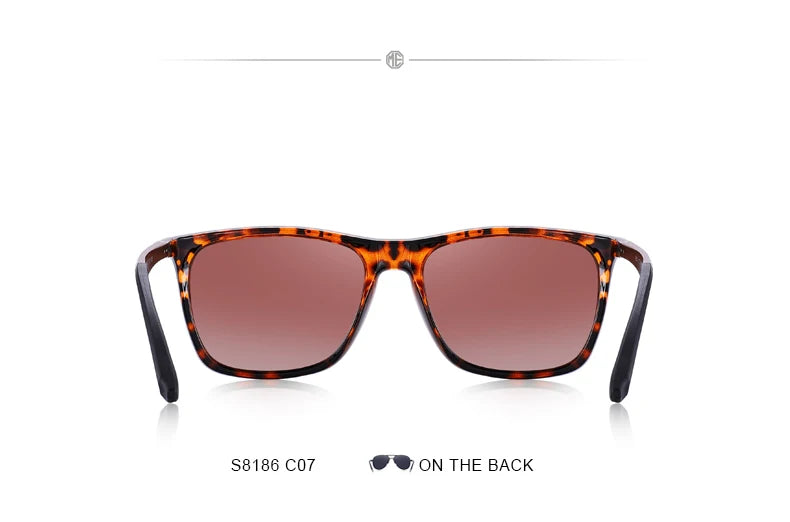 MERRYS DESIGN Herren HD Polarisierte Sonnenbrille Sport Angeln Augenschutz Aluminium Legierung Bügel UV400 Schutz S8186