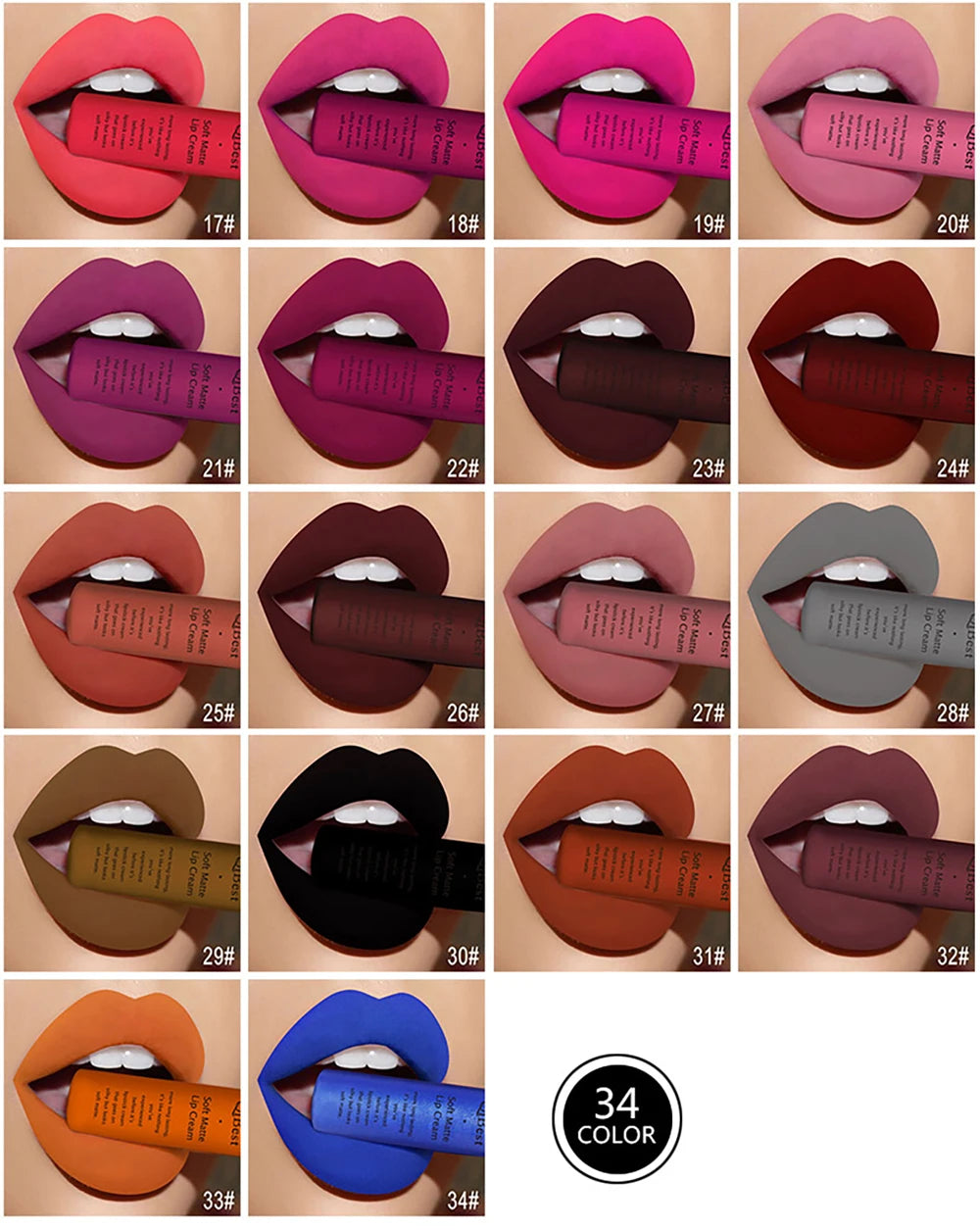 Matte Liquid Lipstick Waterproof Long Lasting