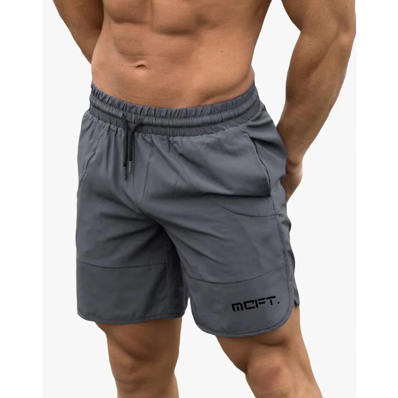 Marke Sommer Herren Slim Fit Shorts Wadenlang Fitness Bodybuilding Mode Casual Gyms Sportbekleidung Jogger Workout Kurze Hosen