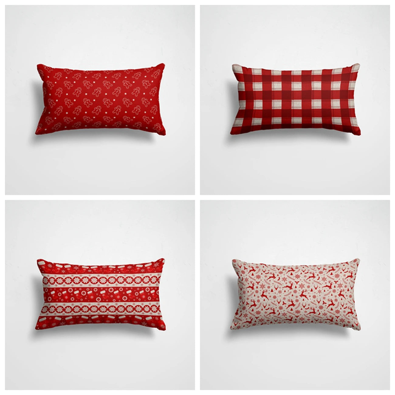 2022 Happy New Year Merry Christmas Xmas Pillow Cover 30X50 Boho Decor Decorative Pillows for Sofa Tree Red Party Decorations