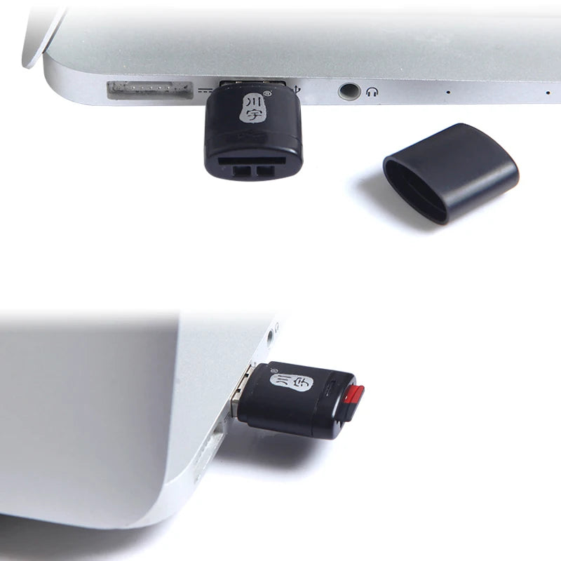 High-Speed USB 2.0 Micro SD Kartenleser Adapter mit TF Kartensteckplatz