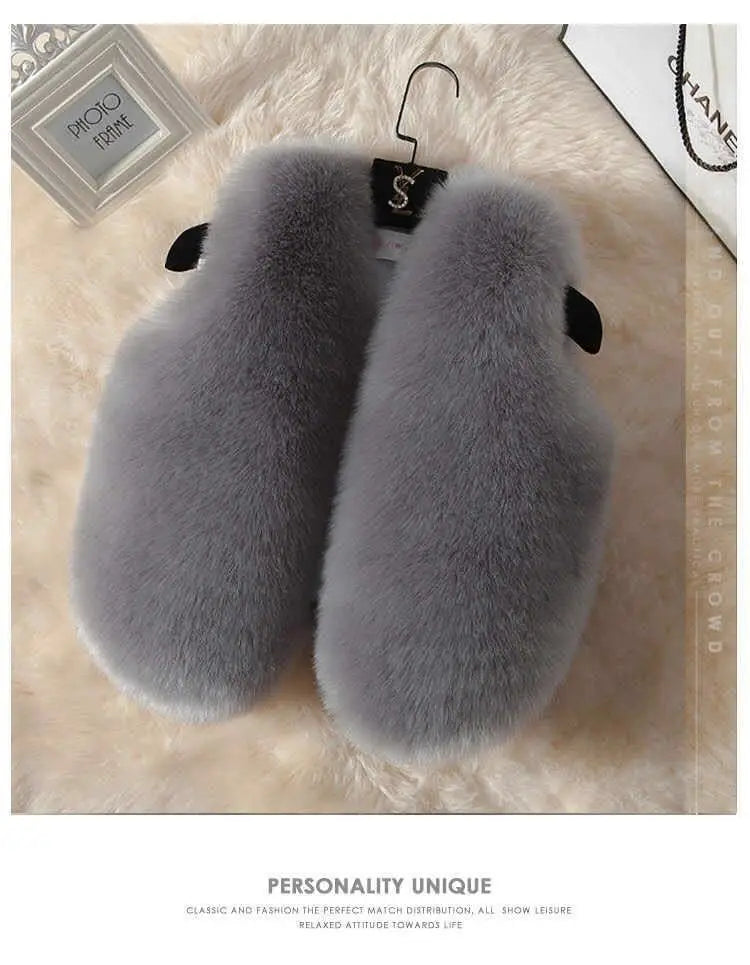 OLEKID Weste Faux-Fur - Größe 4-6Y, Baumwolle, Regular