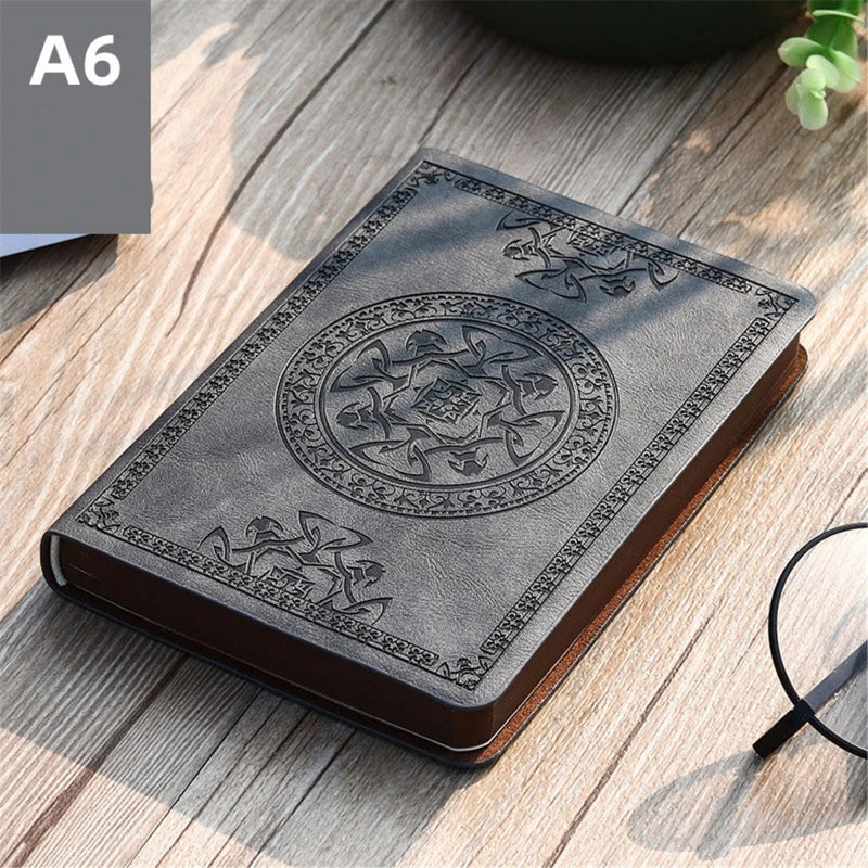 OOTDTY HXBD7HH Vintage Notizbuch - PU Leder 14.6x10.5cm