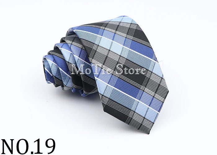 Neue Jacquard-Schottenkrawatte für Männer - Klassische 6cm-Krawatte für Hochzeit, Geschäft und Suit