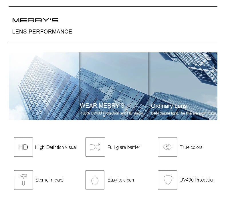 MERRYS DESIGN Herren HD Polarisierte Sonnenbrille Sport Angeln Augenschutz Aluminium Legierung Bügel UV400 Schutz S8186