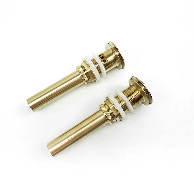 bonderis Pop Up Drain Matt Schwarz - Messing, ohne Überlauf